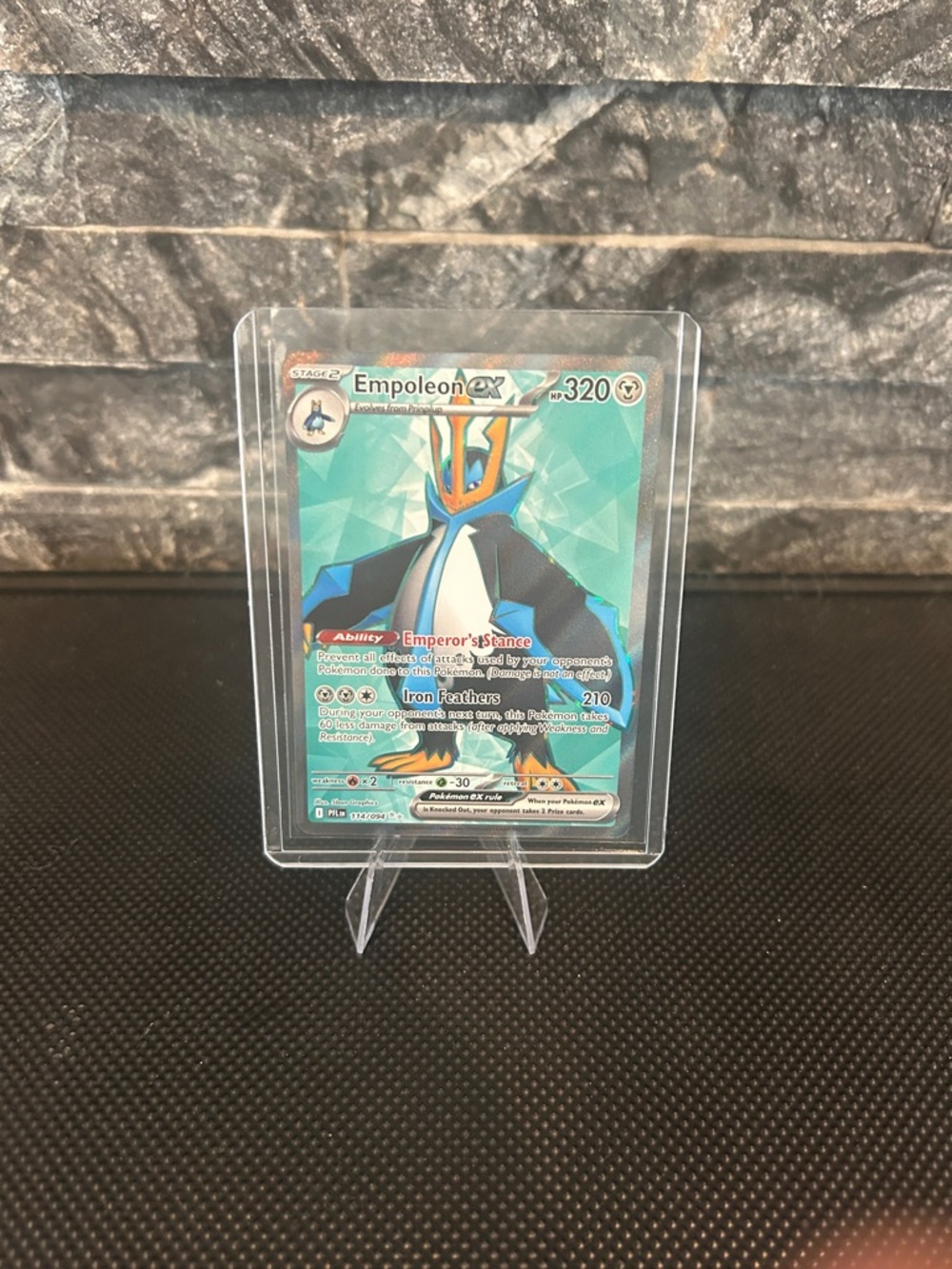 Pokemon Empoleon EX Full Art Holo Card 114/094 from‎ Phantasmal Flames 🔥 M/NM